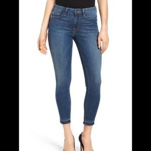 Good Legs high rise crop released hem skinny jeans